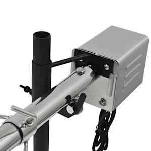Grilovací rožeň s motorkem nerezová ocel 207 x 45 x 81 cm - obrázek 6