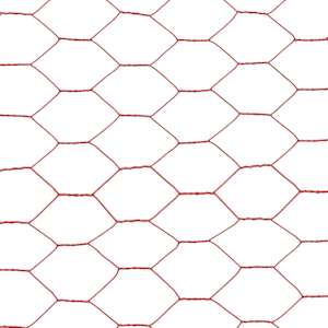 Pletivo ke kurníku ocel PVC vrstva 25 x 1,2 m červené - obrázek 4