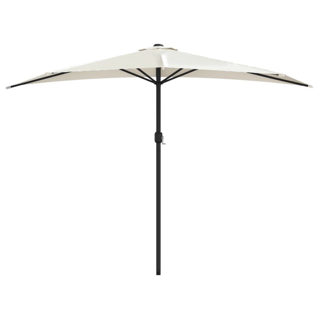 Parasol balkonowy UV 300x155x223cm, piaskowy