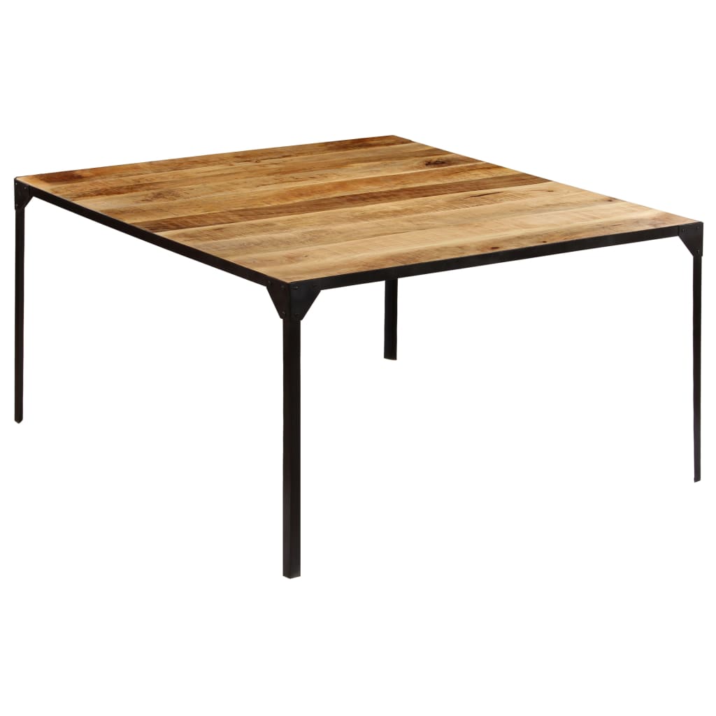 Jídelní stůl 140 x 140 x 76 cm masivní mangovníkové dřevo