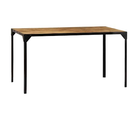 vidaXL Spisebord 140x80x76 cm heltre mango