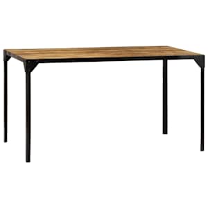 vidaXL Spisebord 140x80x76 cm heltre mango