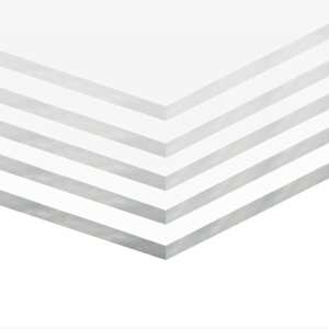 vidaXL Gjennomsiktig glasspanel akryl 5 stk 60x80 cm 6 mm