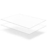 vidaXL Klare Acrylglasplatten 2 Stk. 60×80 cm 10 mm