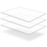 vidaXL Klare Acrylglasplatten 3 Stk. 60×80 cm 15 mm
