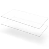 vidaXL Clear Acrylic Glass Sheets 2 pcs 60x120 cm 5 mm