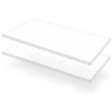 vidaXL Průsvitné desky z akrylátového skla 2 ks 60 x 120 cm 15 mm