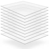 vidaXL Kirkkaat akryylilasilevyt 10 kpl 40x60 cm 2 mm