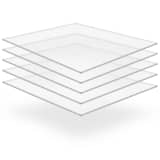 vidaXL Kirkkaat akryylilasilevyt 5 kpl 40x60 cm 4 mm