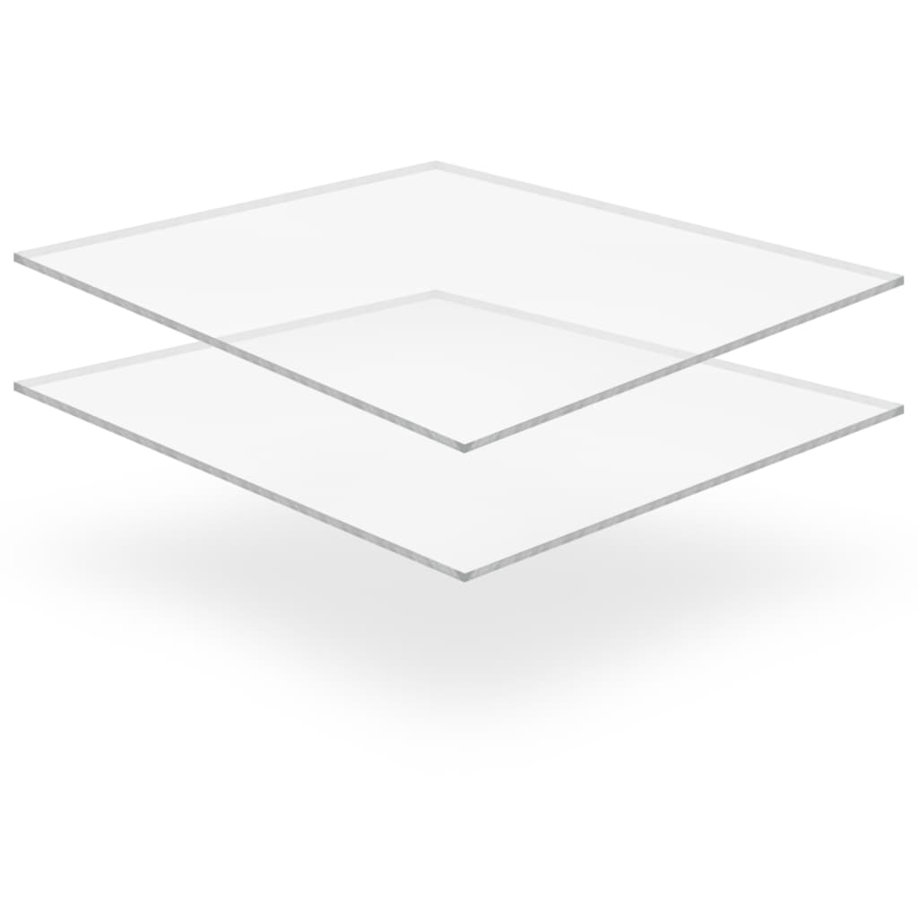 vidaXL Acrylplaten 400x600x10 mm transparant 2 st vidaXL Acrylplaten 400x600x10 mm transparant 2 st