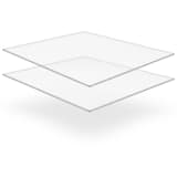 vidaXL Clear Acrylic Glass Sheets 2 pcs 40x60 cm 10 mm