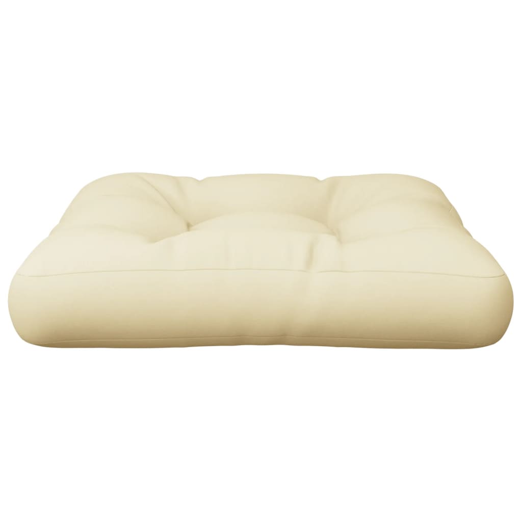 vidaXL Pallet Cushion Sand 22.8"x22.8"x3.9" Polyester