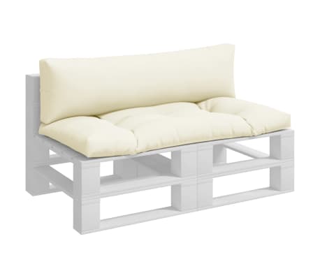 vidaXL euroaluse istmepadjad 2 tk, beež, kangas