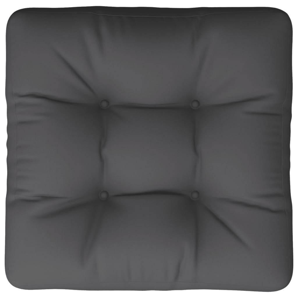 vidaXL Pallet Cushion Gray 22.8"x22.8"x3.9" Polyester