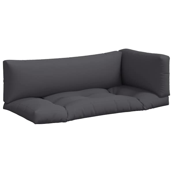vidaXL euroaluse istmepadjad, 3 tk, hall, kangas