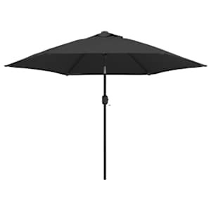vidaXL p&auml;ikesevari metallpostiga 300 cm, antratsiithall