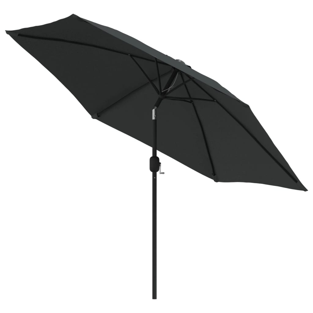vidaXL Parasol met metalen paal 300 cm antraciet afbeelding