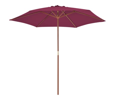 vidaXL bord&oacute; k&uuml;lt&eacute;ri napernyő far&uacute;ddal 270 cm