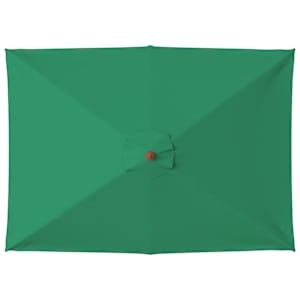 Zahradní slunečník s dřevěnou tyčí 150 x 200 cm zelený - obrázek 3