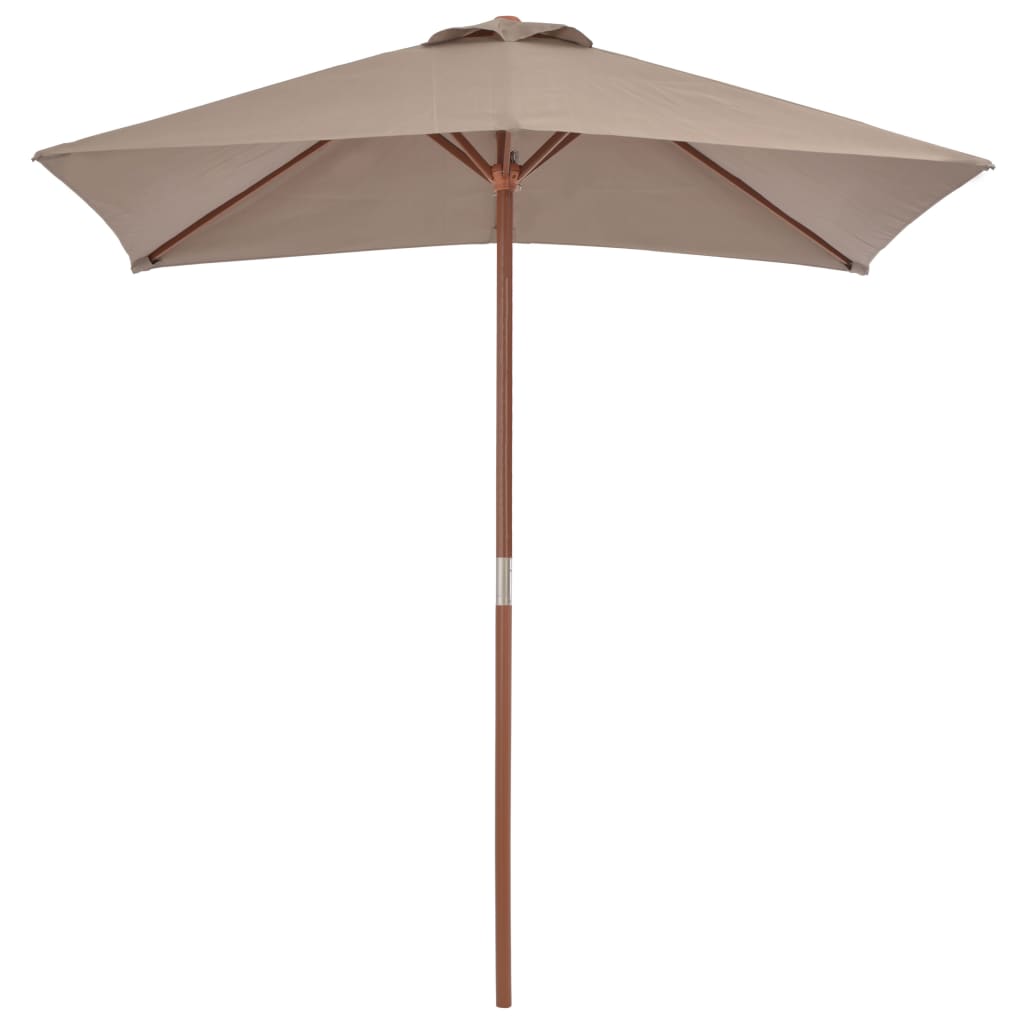 Parasol ogrodowy 150x200x235 cm, szarobrązowy