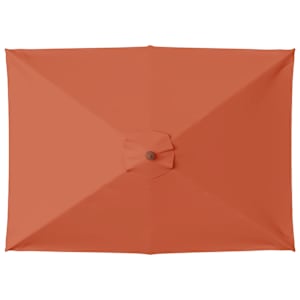 Zahradní slunečník s dřevěnou tyčí 150 x 200 cm terakotový - obrázek 4