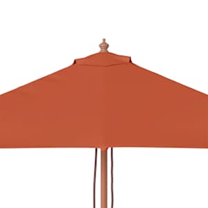 Zahradní slunečník s dřevěnou tyčí 150 x 200 cm terakotový - obrázek 7
