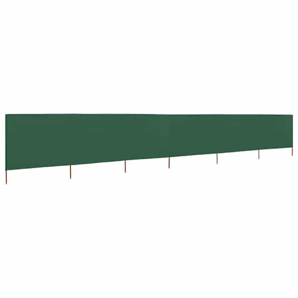 vidaXL tuulekaitse sein 6 paneelist, kangas, 800 x 80 cm roheline
