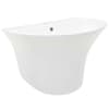 vidaXL Basin Valge 56 x 48 x 42 cm Glaseeritud keraamika