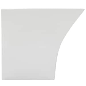 Nástěnné umyvadlo keramické bílé 500 x 450 x 410 mm - obrázek 5