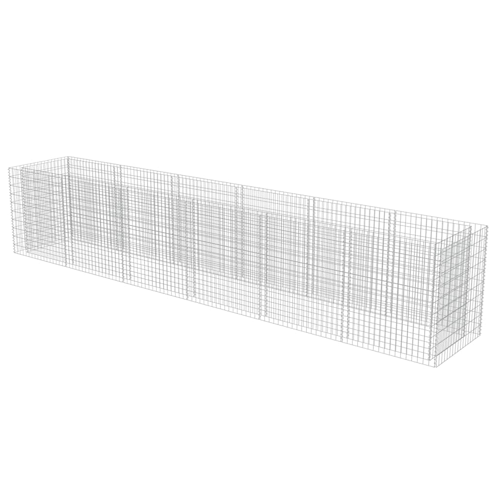 

vidaXL Gabion plantenbak verhoogd 540x90x100 cm gegalvaniseerd staal