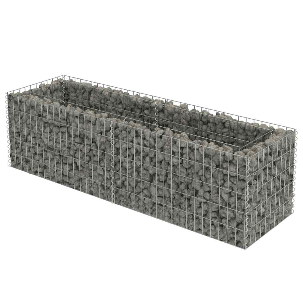 

vidaXL Gabion Raised Bed Galvanized Steel 70.9"x19.7"x19.7"