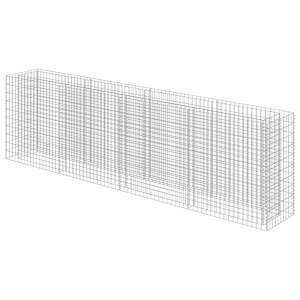 Gabionový vyvýšený záhon pozinkovaná ocel 360 x 50 x 100 cm - obrázek 2