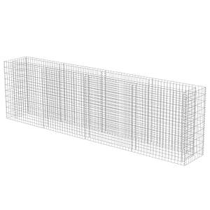 Gabionový vyvýšený záhon pozinkovaná ocel 360 x 50 x 100 cm - obrázek 3