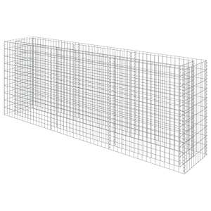 Gabionový vyvýšený záhon pozinkovaná ocel 270 x 50 x 100 cm - obrázek 2