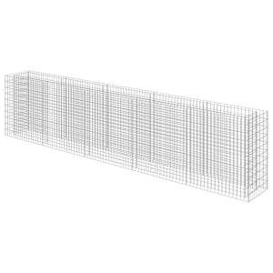 Gabionový vyvýšený záhon pozinkovaná ocel 450 x 50 x 100 cm - obrázek 2