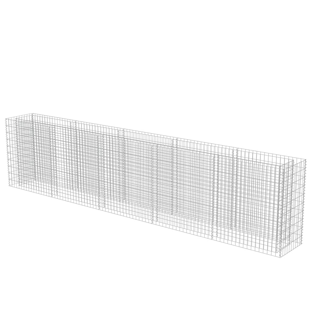 

vidaXL Gabion plantenbak verhoogd 450x50x100 cm gegalvaniseerd staal