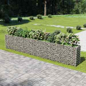 Visoka greda gabion pocinkano jeklo 540x50x100 cm
