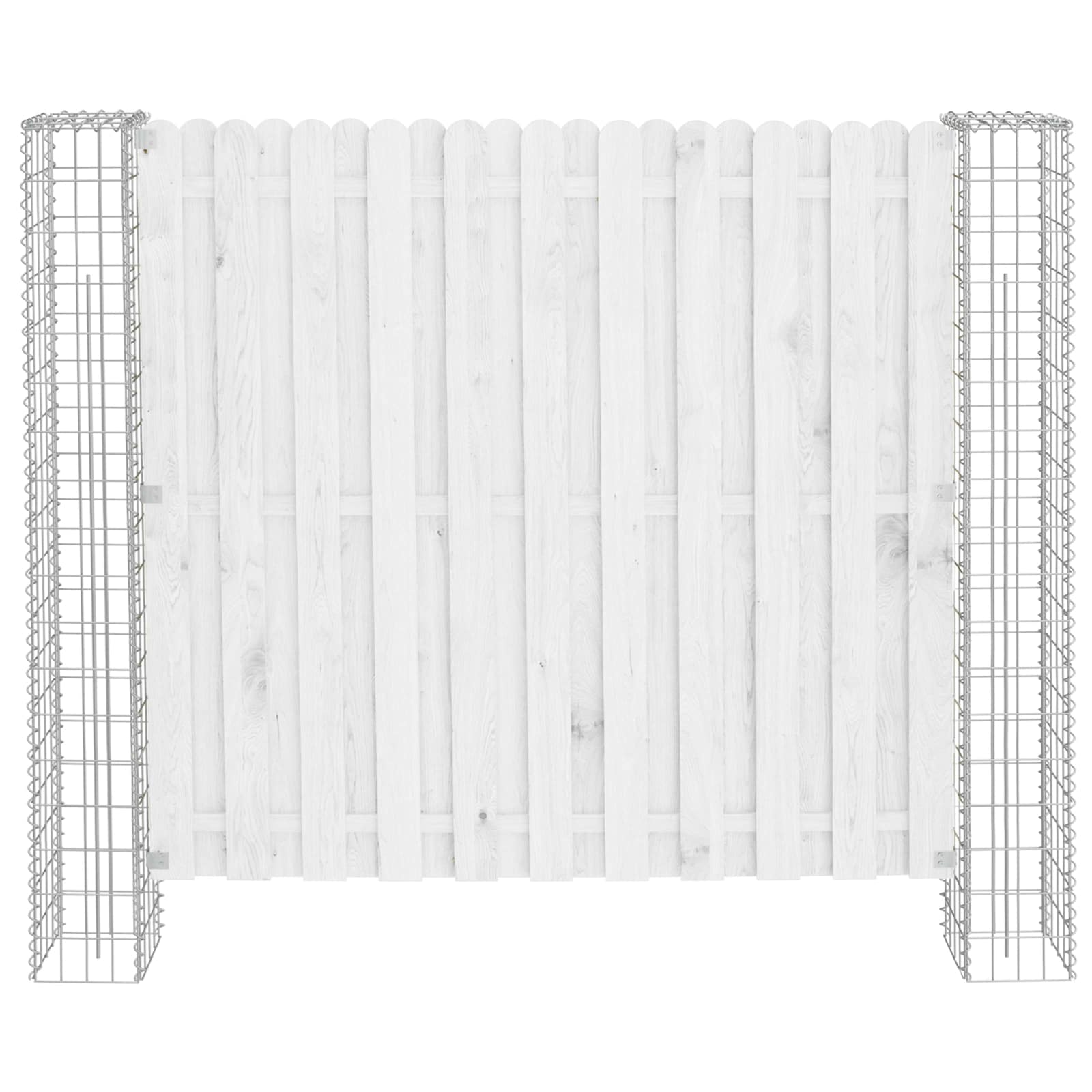 Thumbnail - vidaXL Zaunpfosten 2 pcs Silber 20 x 20 x 190 cm Metall