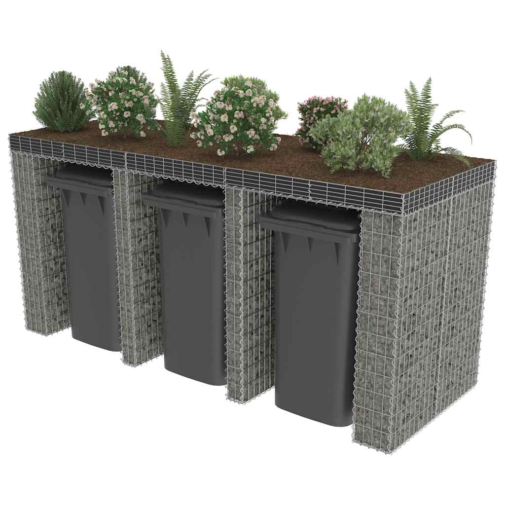 Mur De Gabion En Acier Galvanisé - 300 X 30 X 100 Cm, Mailles 10x5 Cm - Pour Jardin, Clôture, Aménagement Extérieur