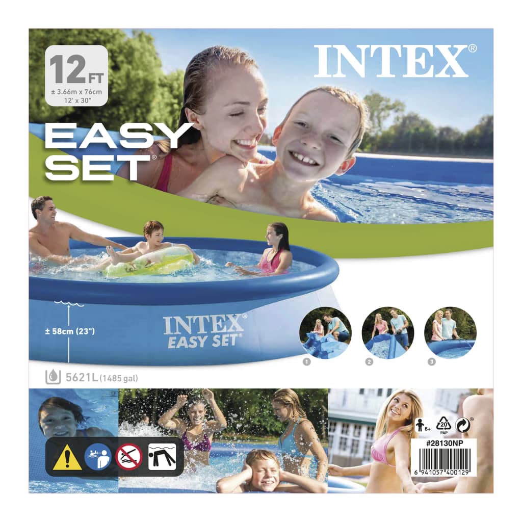 Intex Basen Easy Set, 366 X 76 Cm, 28130Np