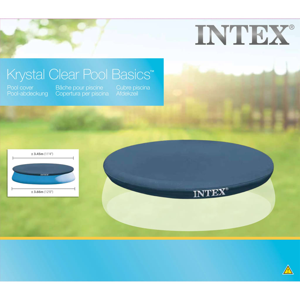 Intex Couverture de piscine ronde 366 cm 28022