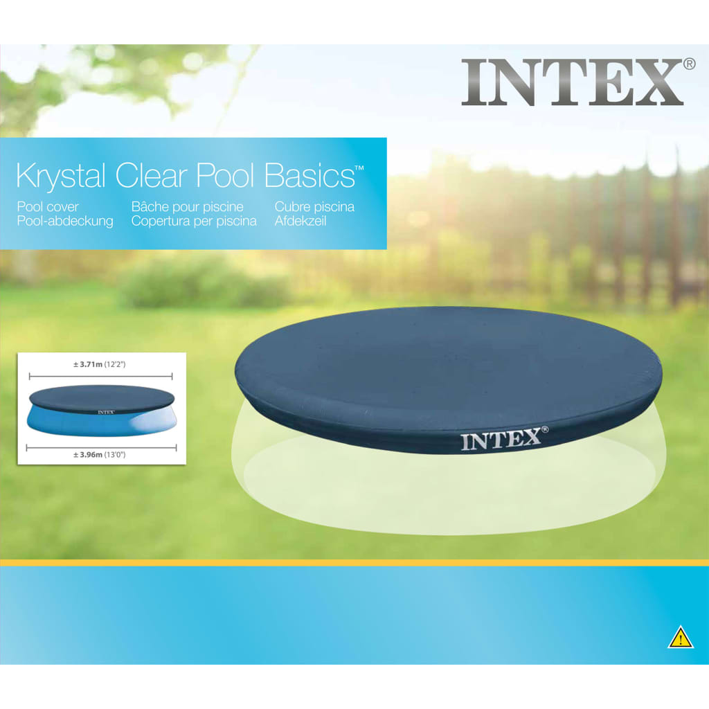 Intex Couverture de piscine ronde 396 cm 28026