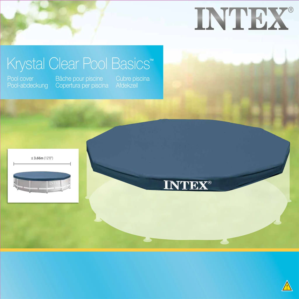 Intex Couverture de piscine ronde 366 cm 28031