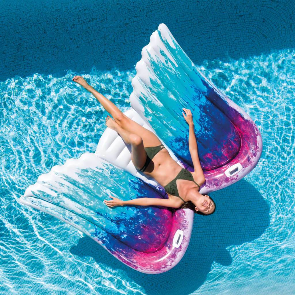 INTEX Relax Lounge Schwimmliege Luftmatratze Badespaß Getränkehalter Pool DHL