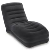Intex Mega Chaiselongue Schwarz Kunstleder