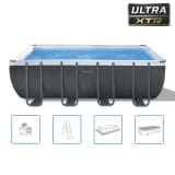Intex Set Telaio e Piscina Rettangolare UltraXTR 549x274x132cm 26356GN
