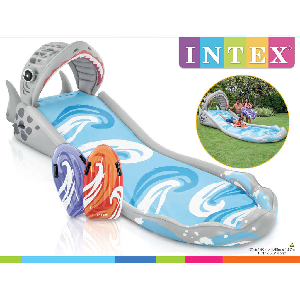 

INTEX Waterglijbaan opblaasbaar Surf 'n Slide 57159NP