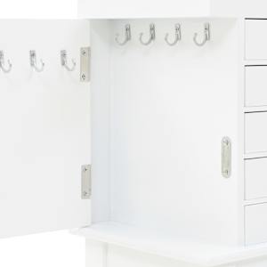 Volně stojící skříňka na šperky bílá - obrázek 7