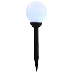 Zahradní solární lampy 4 ks LED kulovité 15 cm RGB - obrázek 4