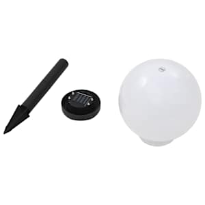 Zahradní solární lampy 3 ks LED kulovité 20 cm RGB - obrázek 6